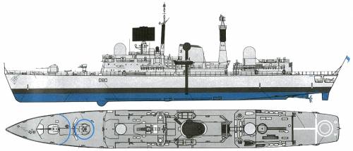 HMS Sheffield [Type 42 Destroyer] (1982)