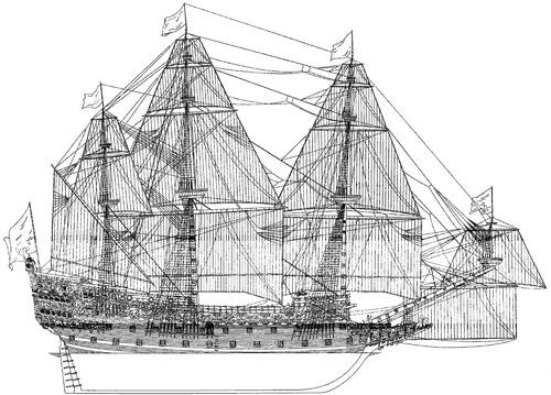 HMS Sovereign of the Seas 1638