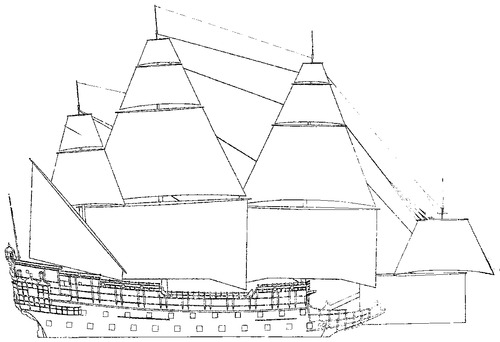 HMS Sovereign of the Seas 1638