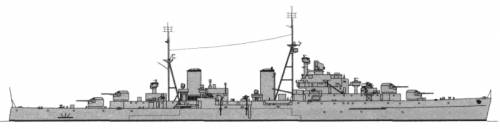 HMS Spartan (AA Light Cruiser) (1943)