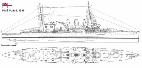 HMS Suffolk (1938)