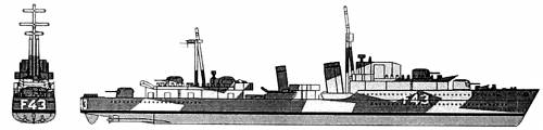 HMS Tartar F43 [Destroyer] (1944)