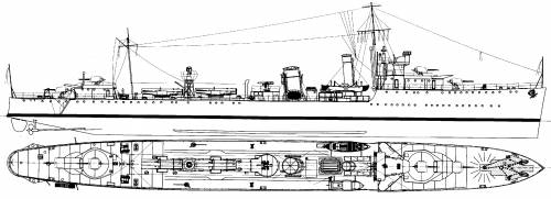 HMS Vega L41 [Destroyer] (1918)