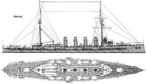 HMS Warrior [Armoured Cruiser] (1910)