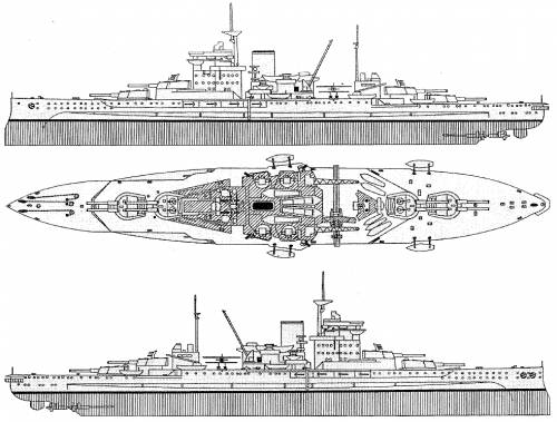 HMS Warspite (Battleship) (1940)