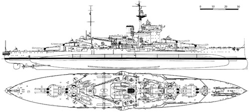 HMS Warspite (Battleship) (1943)