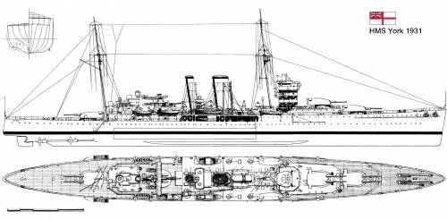 HMS York (1931)