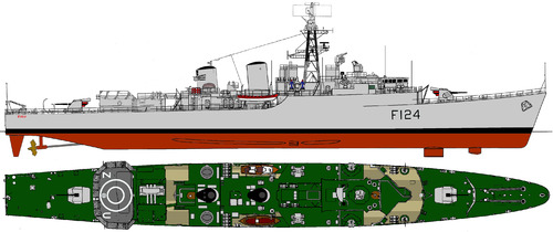 HMS Zulu F124 (Frigate) (1975)