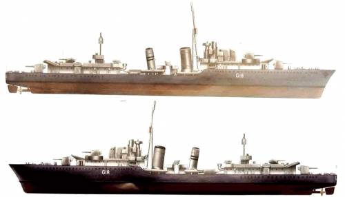 HMS Zulu G18 (Destroyer) (1941)