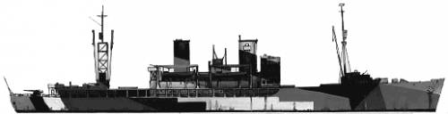 USS AKA-21 Artemis (Attack Cargo Ship) (1944)