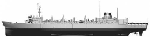 USS AOE-1 Sacramento (Fast Combat Support Ship)