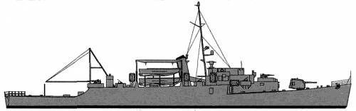 USS APD-102 Rednour (Transport) (1945)