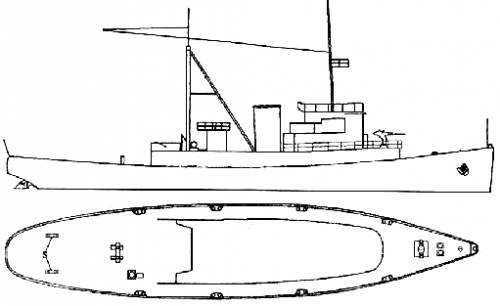 USS ATF-66 Cherokee (Fleet Tug)