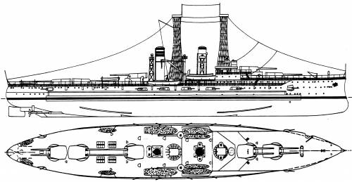 USS BB-28 Delaware [Battleship] (1910)