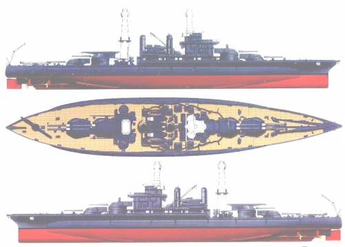 USS BB-46 Maryland [Battleship] (1941)