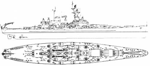 USS BB-55 North Carolina [Battleship] (1945)
