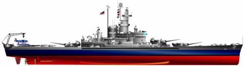 USS BB-57 South Dakota (Battleship) (1945)