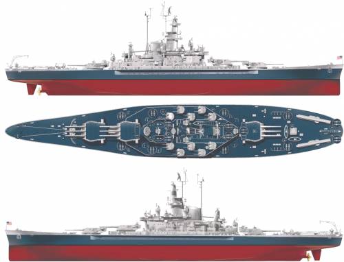 USS BB-59 Massachusetts [Battleship]