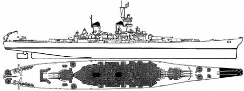 USS BB-63 Missouri (Battleship) (1945)