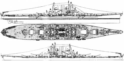 USS BB-67 Montana [Stillborn Battleship]
