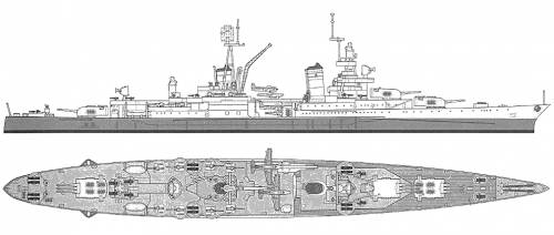 USS CA-38 Indianapolis (Heavy Cruiser)