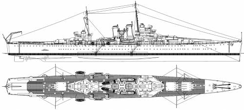 USS CA-45 Wichita [Heavy Cruiser] (1943)