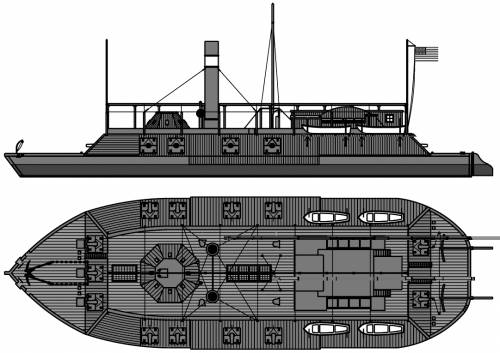 USS Cairo (Ironclad River Gunboat) (1862)