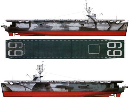 USS CVE-69 Kassan Bay (Escort Carrier) (1945)