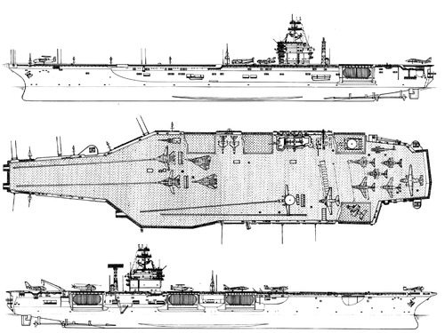USS CVN-60 Chester Nimitz (Aircraft Carrier) (1988)