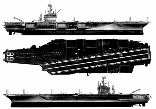 USS CVN-68 Nimitz (1975)
