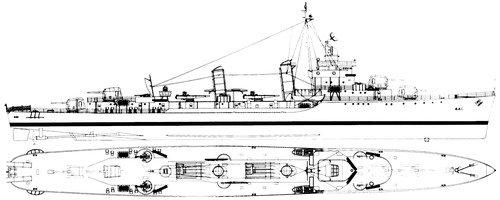USS DD-441 Wilkes (Destroyer) (1943)