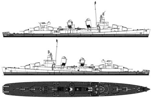 USS DD-451 Chevalier (Destroyer) (1942)
