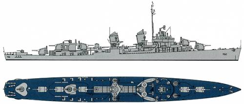 USS DD-792 Callghan [Destroyer]