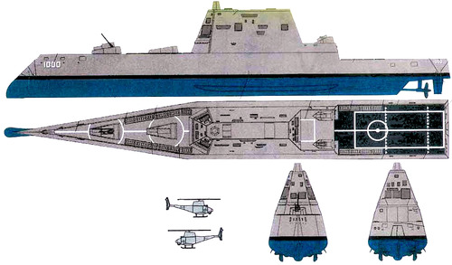 USS DDG-1000 Zumwalt (Destroyer)