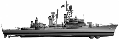 USS DDG-42 Mahan (Destroyer)