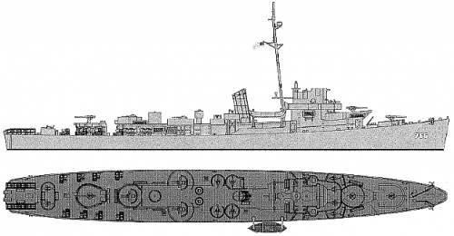 USS DE-766 Percival (Destroyer Escort)
