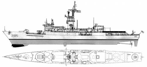 USS FF-1073 Robert E. Peary [Destroyer Escort]