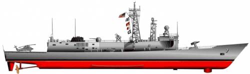 USS FFG-7 Oliver Hazard Perry (Frigate)