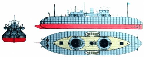 USS Keokuk (ironclad) (1863)