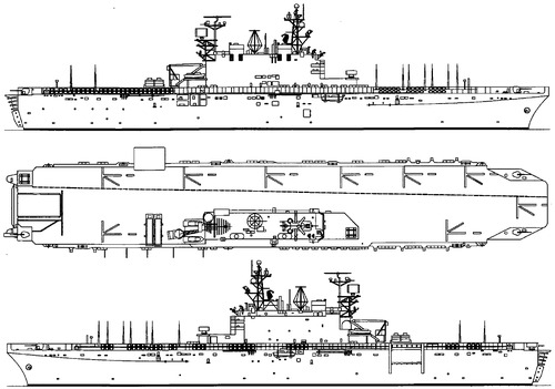 USS LHA-1 Tarawa (Amphibious Assault Ship)