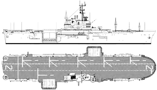 USS LPH-2 Iwo Jima (Amphibious Assault Ship)