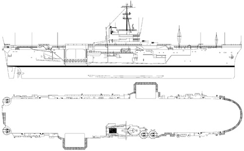 USS LPH-3 Okinawa (Amphibious Assault Ship)