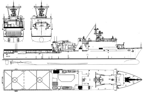 USS LSD-41 Whidbey Island (Dock Landing Ship)