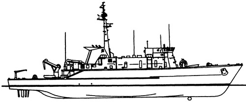 USS MHC-61 Raven (Minehunter)