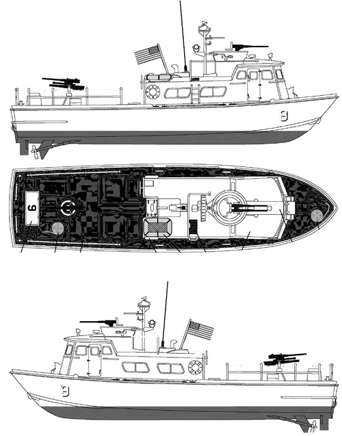 USS PCF-9 Swift Boat