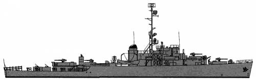 USS PF-102 Forsyth (Frigate) (1945)