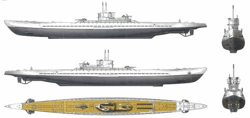 DKM U-Boat Typ XIC
