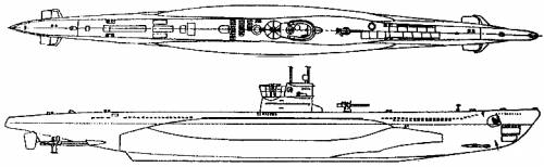 DKM U-Boat Type VII C (1940)