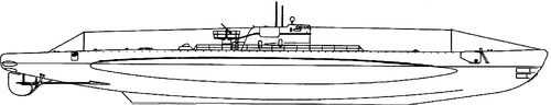 IJN I-504 1945 (ex RN Luigi Torelli Submarine)