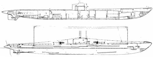 USS SS-166 Argonaut (1943)